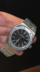 AP Auto | Silver Chain | Black Dial