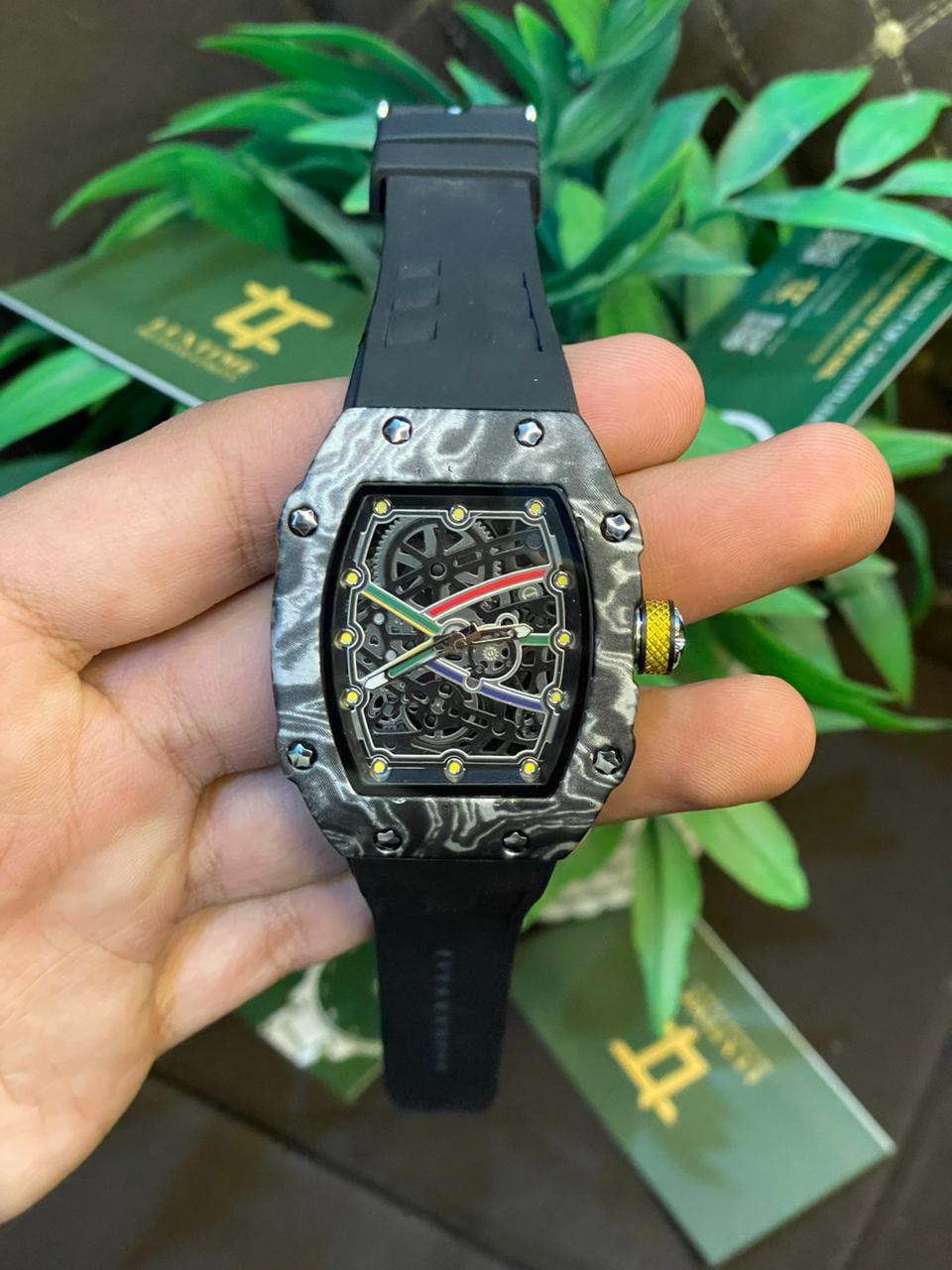 RM 67-02 | Silicon / Nylon Straps | Slim Metal Case